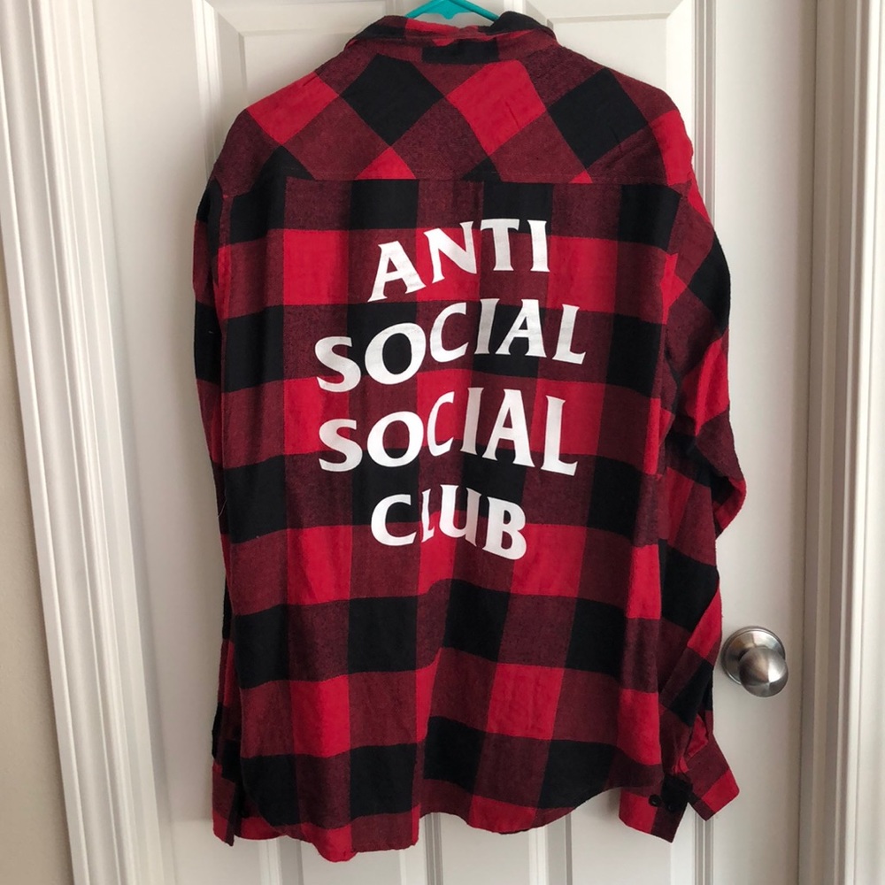 Anti social social flannel